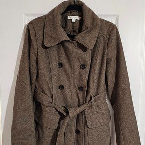 NY & Co Women's Wool Double Breasted Peacoat